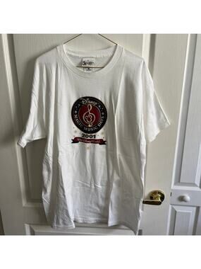 Walt Disney World Magic Music Days T Shirt Vintage 2001 Theme Park White Size XL